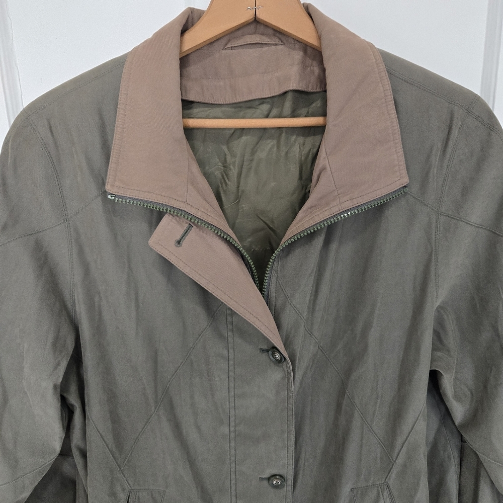Vintage Braettan Womens Barn Coat Size M Quilted Chore Coat Cottagecore Country - Picture 5 of 12